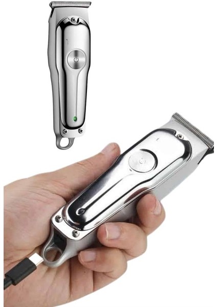 3 Taraklı Saç Sakal Düzeltici Traş Makinesi Seti Paslanmaz Çelik - MK001R-4O9DH7