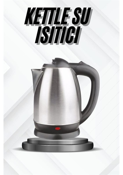Kettle Su Isıtıcı C F Priz Uyumlu 220 - 240 V Paslanmaz Çelik Kablolu - MK001R-4OAKZ3 fiyatları
