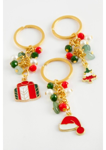 Nrzsnt 2025 Yılbaşı Kristal Anahtarlık-Renkli