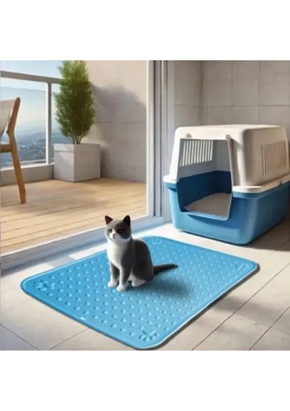 Mikopet Kaymaz Evcil Hayvan Tuvalet Önü Paspası modelleri