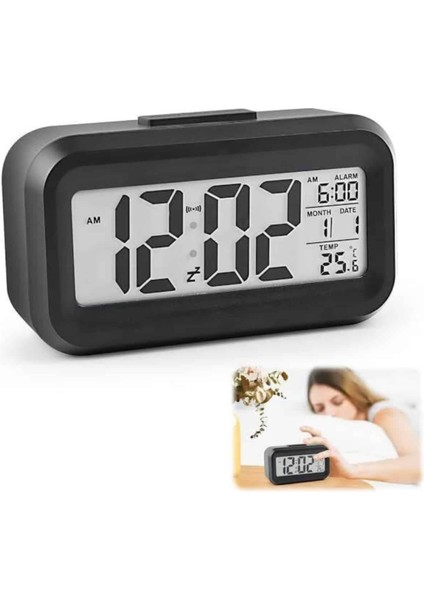 Dijital Işıklı Alarmlı Çalışma Masası Ekran Pilli Çalar Saat - MK001R-4OJLO2 fiyatları