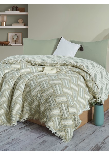Çift Taraflı, Hasır Desenli, 5 Katlı, Dolgulu Müslin Battaniye, Yorgan, 220 x 240 cm fiyatları
