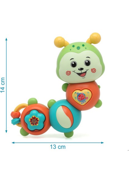 Pilli Sevimli Bebek Tırtıl Piyano 855-122D modelleri