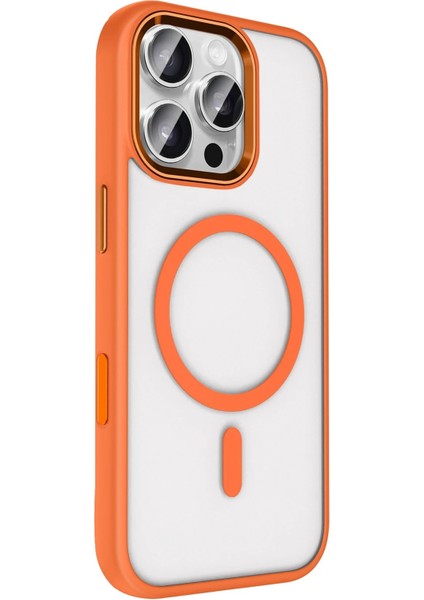 Apple iPhone 16 Pro Max Terea Magsafe Kapak - TURUNCU-(5796) - MK001R-4OFU69 modelleri