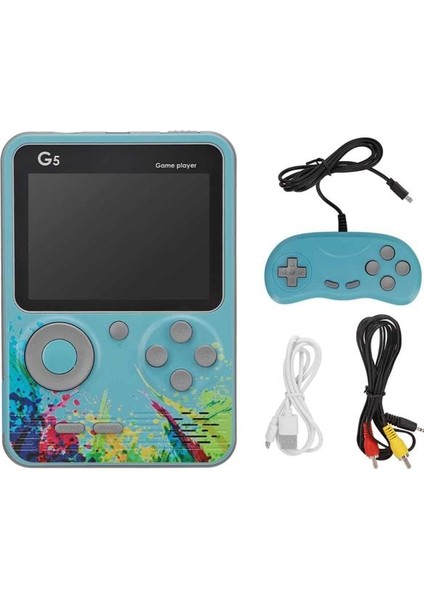 3 Inç Ekran 500 Oyunlu Game Box Mini Taşınabilir Oyun Konsolu - MK001R-4OAKE2