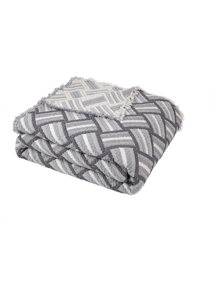 Çift Taraflı, Hasır Desenli, 5 Katlı, Dolgulu Müslin Battaniye, Yorgan, 220 x 240 cm indirimleri