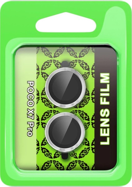 Xiaomi Poco X7 Pro Raze Metal Kamera Lens - GÜMÜŞ-(5796) - MK001R-4O8YX3