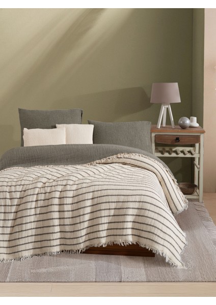 5 Katlı, Dolgulu Müslin Battaniye, Çok Amaçlı Battaniye Battal Boy 240 x 260 cm