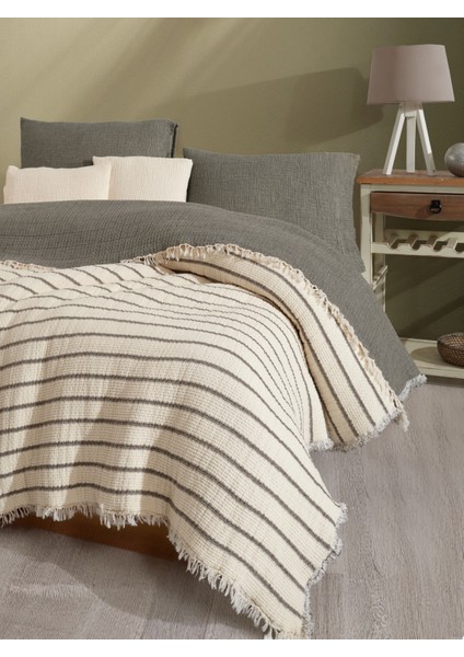 5 Katlı, Dolgulu Müslin Battaniye, Çok Amaçlı Battaniye Battal Boy 240 x 260 cm fiyatları