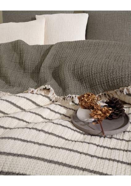 5 Katlı, Dolgulu Müslin Battaniye, Çok Amaçlı Battaniye Battal Boy 240 x 260 cm modelleri