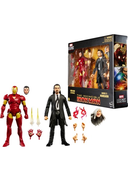 Legends Iron Man (Extremis) And Marvel’s Mandarin (Avengers Comics) Ikili Aksiyon Figürü