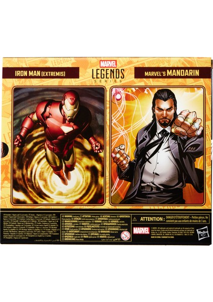 Legends Iron Man (Extremis) And Marvel’s Mandarin (Avengers Comics) Ikili Aksiyon Figürü