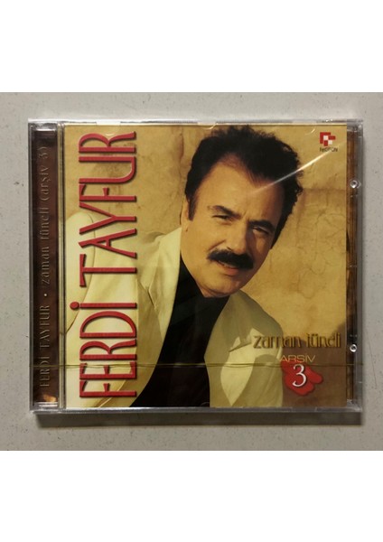 Ferdi Tayfur Zaman Tüneli Arşiv 3 CD (Jelatininde Sıfır Orijinal Dönem Baskı Cd)