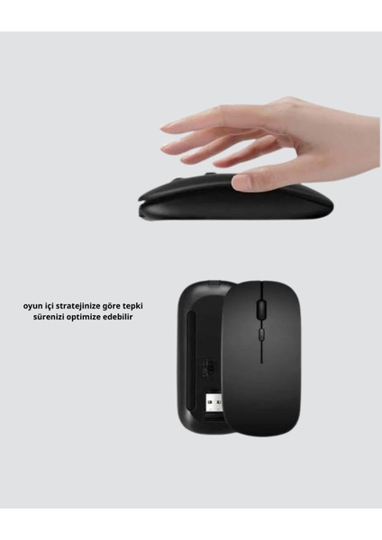 Kablosuz Oyuncu Mouse – Anlık Dpı Geçişi Gelişmiş Sensör Hassas ve Akıcı K - MK001R-4O9UL modelleri