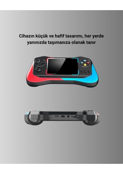 Çocukluğunuzun Oyunları Tek Cihazda – 500 Oyunlu El Konsolu - MK001R-4OJOM3 indirimleri