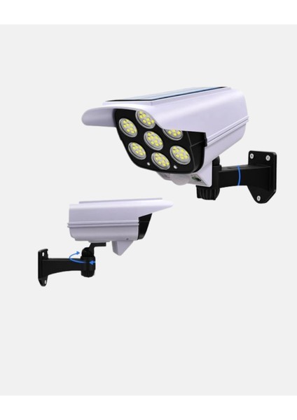 Güneş Enerjili Güvenlik Işığı Dış Mekan 5 Eksen Ayarlı ve Pır Hareket Sens - MK001R-4O86X modelleri