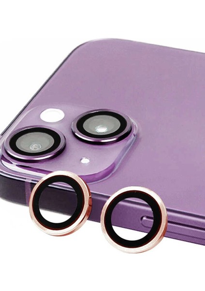 iPhone 13 Mini Raze Metal Kamera Lens - PEMBE-(5796) - MK001R-4O8JY9