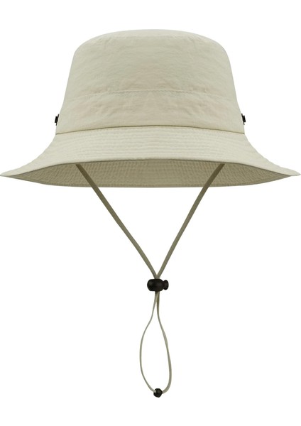 Yazlık Katlanabilir Geniş Siperlikli Bej Safari Kovboy Şapkası Unisex Fötr Bucket Balıkçı Şapka modelleri