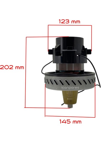 Elektrikli Süpürge Motoru SRV58 Seperatörlü Ihlas 1500 W fiyatları