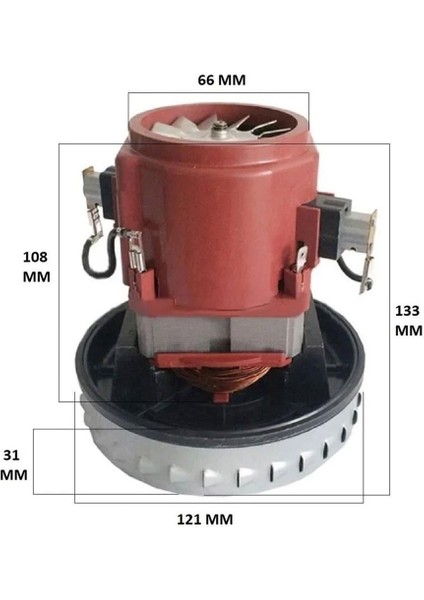 Elektrikli Süpürge Motoru SRV48 1400 W fiyatları