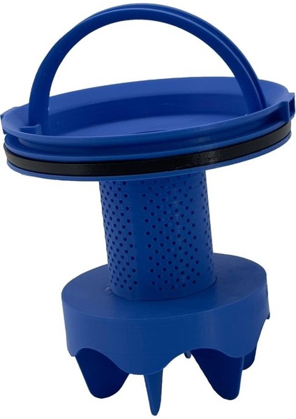 Ile Uyumlu Süpürge Toz Haznesi Seperatörü - Ro 3751, Ro 3726 Compact Power Cyclonic - Mavi