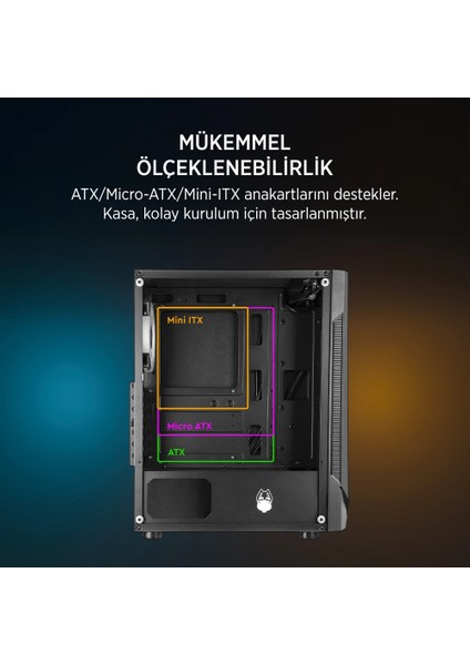 Helıx H800 4xrbw Atx 650W Gamıng Kasa modelleri