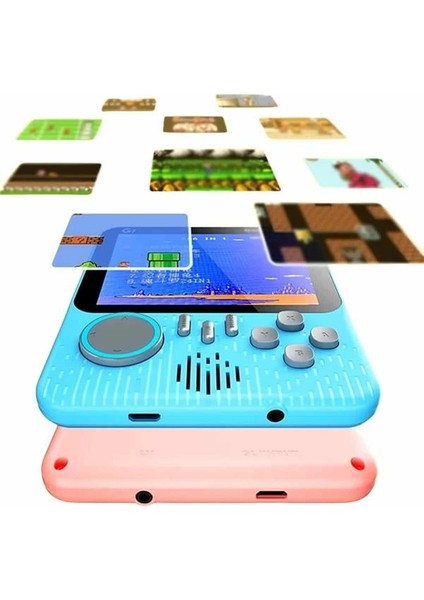 3.5 Inç Mini Atari Taşınabilir Oyun Konsolu 666 Adet Retro Oyun - MK001R-4OAAL9