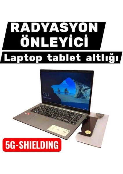 Radyasyon Önleyici Tübitak Test Onaylı Notebook Altlığı