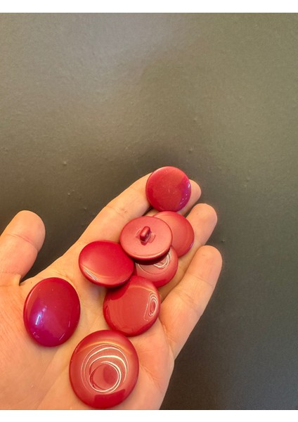 8 Adet Bordo Düğme Set Çap 3 cm fırsatları