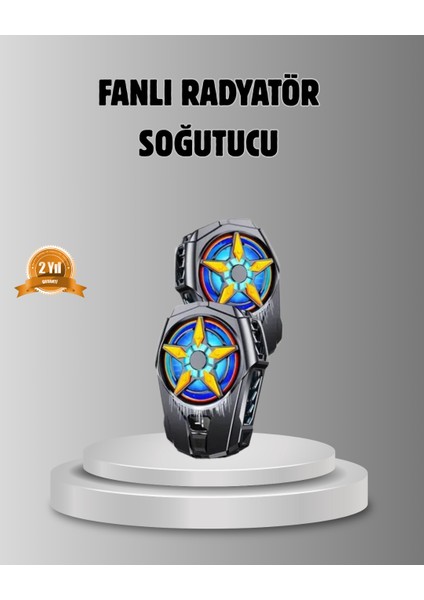 Taşınabilir Şarjlı Telefon Soğutucu – Sessiz Fan Motoru ile Yüksek Performan - MK001R-4O9SC