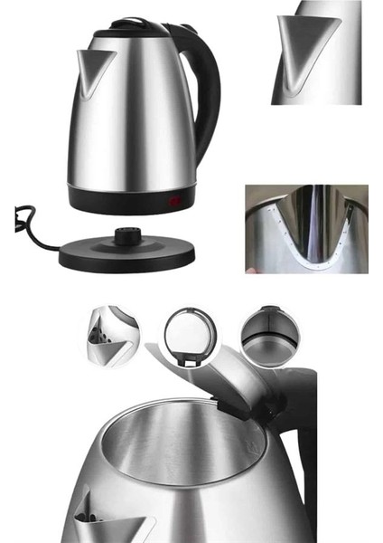 Kettle C F Tipi 220-240V Paslanmaz Çelik Elektrik Kablolu Otomatik Kapanma - MK001R-4OAL21 indirimleri