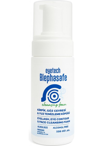 Blephasafe 100 ml Kirpik , Göz Çevresi ve Yüz Temizleme Köpüğü fiyatları