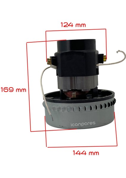 Elektrikli Süpürge Motoru SRV61 1400 W modelleri