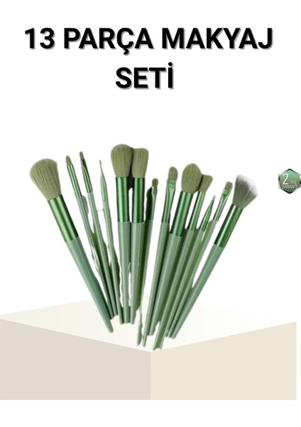 13’lü Profesyonel Makyaj Fırça Seti – Yumuşak Sentetik Kıllı Tüm Cilt Tip - MK001R-4OHY5