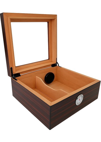 Kırmızı Camlı Humidor Puro Kutusu RC42KRX fiyatları