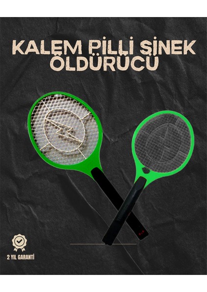 Hafif ve Ergonomik Elektronik Böcek Öldürücü – Güvenlik Koruması ile Pil Ko - MK001R-4O9YP