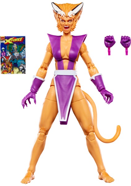 Legends Feral (X-Men Comics) Aksiyon Figürü, Çizgi Roman Aksesuarlı modelleri