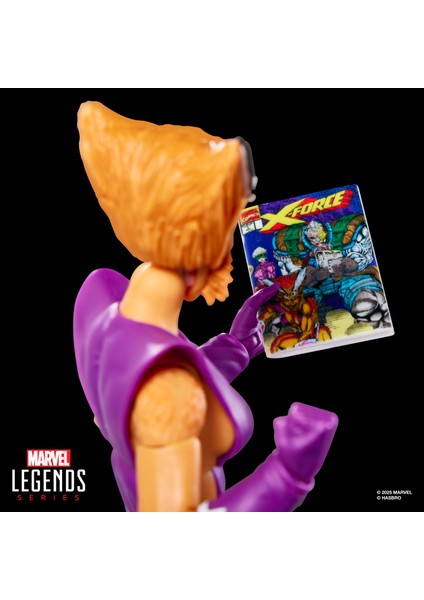 Legends Feral (X-Men Comics) Aksiyon Figürü, Çizgi Roman Aksesuarlı
