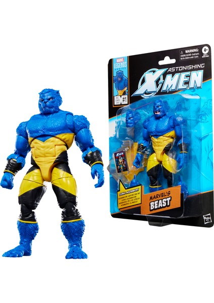 Legends Marvel's Beast (X-Men Comics) Aksiyon Figürü, Çizgi Roman Aksesuarlı