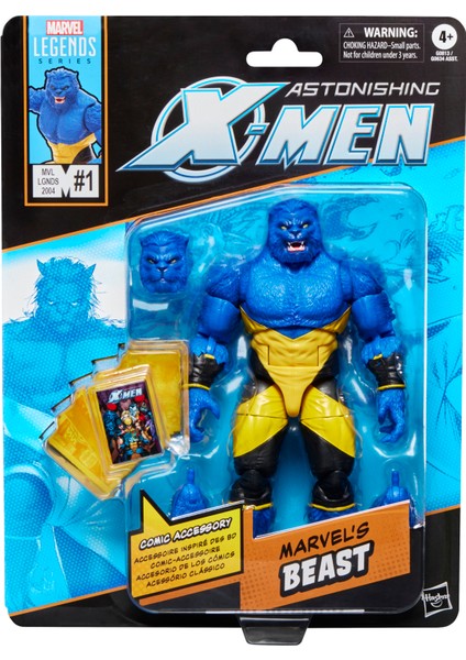 Legends Marvel's Beast (X-Men Comics) Aksiyon Figürü, Çizgi Roman Aksesuarlı