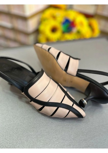 Özel Tasarım 2025 Model Açık Topuk Kadın Ayakkabı 5 cm Mini Topuk fiyatları