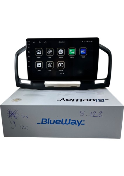Opel Insignia 2009-2013 Blueway 8-128 Tam Profesyonel Oem Multimedia modelleri