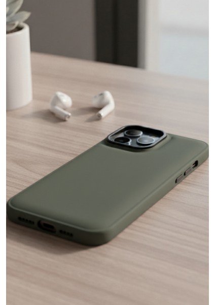 Iphone 12 Pro Max Uyumlu Kılıf Yeşil Renk Darbe Emici Yumuşak Silikon Kapak fiyatları