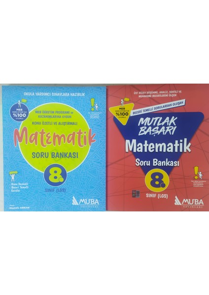 Muba Yayınları 8. Sınıf Konu Özetli Matematik Soru Bankası+Matematik Soru Bankas Ikili, Set
