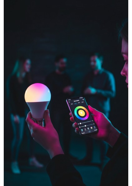 Akıllı Rgb+Cct LED Ampul | Wifi Kontrollü 9W A+ Enerji Tasarruflu Akıllı Işık | Renk Değiştiren Akıllı Ev Ampulü fiyatları