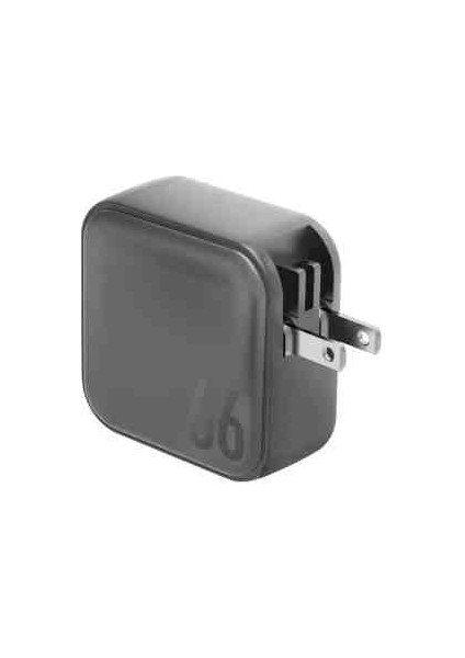 Travelworld Universal GAN66 2 Adet 65W Type-C ve 1 Adet 36W USB 3.0 Çıkışlı Hızlı Şarj Aleti - Koyu Gri indirimleri