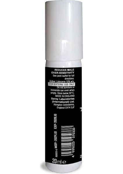 Spray (Black) – Erkeklere Özel Zaman Stop Spreyi (20 Ml) modelleri