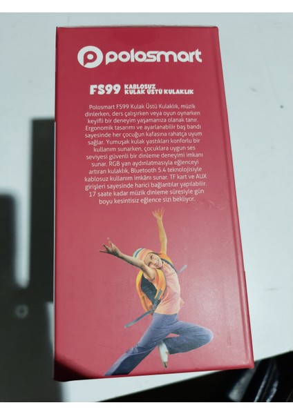 FS99 Bluetooth 5.4 17 Saat Müzik Aux/tf Kart Destekli Kablosuz Kulak Üstü Kulaklık Mavi fiyatları