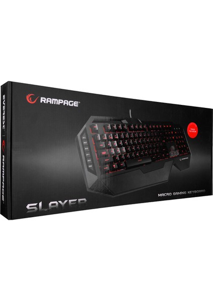 Rampage Slayer KB-R11 Siyah Q USB Oyuncu Klavye fırsatları