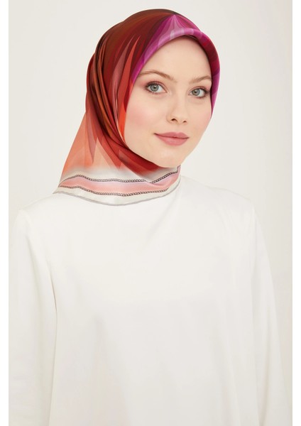 Nostalji Sura Ipek Eşarp 24YA9112D04-21